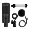 Microphones Professional USB Condenser Microphones For PC Computer Laptop Singing Gaming Streaming Recording Studio YouTube Video Microfon