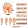 Bröstform Sile Butt Artificial Hip Shaper vadderade trosor Sil Binkocks Pads Underwear African Woman Plus Size Form Wear Drop Delive Dhhu9