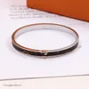 Women Branded Bracelets Bangle Designers Letter Jewelry Faux Leather 18K Gold Plated Stainless steel Bracelet Womens Wedding Jewelry Gifts ZG1183