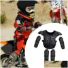 Armadura de motocicleta infantil, roupa de corpo para meninos e meninas, patinação, equipamento de dirt bike, entrega de gota, celulares, acessórios para motocicletas dh7yv