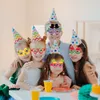 New New 12Pcs Summer Hawaiian Paper Kids Party Props Pineapple Watermelon Fruit Theme Photo Glasses Birthday Gifts