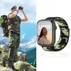 Apple Watch Bands Camouflage Wzór Iwatch Apple Pasp Iwatch 3 4 5 6 7 Apple Camouflage Nylon Pętla 38 40 41 42 44 45 mm