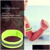 Elbow Knee Pads Reflective Bands Adjustable Bracelet Strap High Visibility Safety Straps For Night Walking Cycling Running Drop Delive Otcem