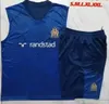 2023 24 Marseilles Trascksuit 축구 유니폼 남자 훈련복 23/24 남자 Olympique de Marseilles Suretement Maillot Foot Short Sleeves 스포츠웨어 세트