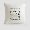 HIgh Qauitly Famous Brand Affordable Luxury Style Square Fashion Living Room Sofa Square Peach Skin Fabric Pillow Cover