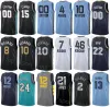 Custom Men Women Youth Memphis''Grizzlies''Printed Basketball Desmond Bane Jersey 22 Jaren Jackson Jr 13 Steven Adams 4 John Konchar 46 Luke Kennard 10 Ja Morant