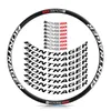 XXX 26 27,5 29 Bike Rim Stickers MTB Road Bike Wheel Decals Waterproof Cykelklistermärken Cykling Tillbehör Dekorativa 240223