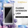 Falska ögonfransar Cursavela Faux Mink Extension J Curl Silk Fiber Enskilda proffs Classic Natural Lashes Soft Russian Drop Deli Otwsz