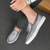 Casual Shoes 2024 Tassel Loafers Leather Comfort Men Black Formal Dress Slip on Driving Italy Moccasins Big Size 38-47