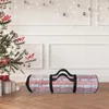 Storage Bags Bird Shelf Christmas Wrapping Paper Bag Durable Underbed Xmas Gift Wrap Organiser Easy Carry Handles Clear