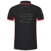 2024 F1 Team Giyim T-Shirt Formül 1 Polo Gömlek Tişörtleri Yeni Sezon Sürücü Yarışı Siyah T-Shirt Özel Aynı Otomobil Hayranları Üstleri Jersey Yaz