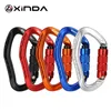 XINDA Professional Rock Climbing Carabiner 22KN Safety Pearshape Buckle Hiking Survival Kit Protective Equipment 240223