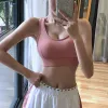 Stroje Kobieta Pushup Sexy Beautiful Back Joga Crop Top Sports Bra High Impact Wsparcie treningowe Siłownia bielizna Bra Bra