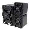 Altoparlanti Altoparlanti subwoofer combinati Bonks K2 per notebook neri con regolazione dei bassi vigorosa e kit manopola di controllo del volume a frequenza completa