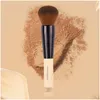 Andere gezondheidsschoonheidsartikelen Epack Fl Erage Gezichtsborstel - Zachte synthetische crème Vloeibare foundation Make-up Blending Tool Drop Delivery Dhgfv