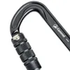 30KN Klettern Karabiner Clip Auto Locking Heavy Duty DShape Haken Zubehör für Outdoor Rock Baum 240223