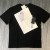 Kleine labelborduurwerk losse T-shirts Casual tops met korte mouwen