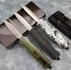 スモール3300 Infidel OTF Auto Knife 2.952 "440Cスチールブレード、アルミニウム合金ハンドル、屋外キャンプ戦術戦闘自己防衛ナイフEDCポケットツールBM 3400 4600 3320