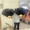 Other Event Party Supplies 13 Bone Fluffy White Ostrich Feathers Fan For Carnival Wedding Celebration Dance Show Diy Decoration Pl Dhzlr