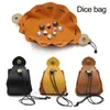 Storage Bags Dice Bag Gaming Portable Lightweight Faux Leather Drawstring Pouch For Jewelry Coins Small Accessories Wear Resistant