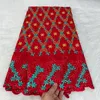 2024 Swiss Voile Lace Fabric African Women High Quality Senaste design Broderi Wedding Party 5 Yards KRL-3900 KRL-3900