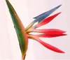 Decorative Flowers 8PCS Artificial Strelitzia Stems Fake Bird Of Paradise Plant