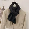 Sciarpe Chic Semplice Classico Sciarpa di lana lavorata a maglia Uomo Stile coreano Autunno Inverno Morbido misto lana Silenziatore Scialle termico maschile Donna Q240228