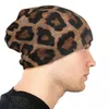 Berets Animal Imprimé bonnet de bonnet d'imprimé spot leopard Hip Hop Caps hommes Femmes Gym du gymnase Automne Hiver Graphique Élastique