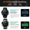 Zegarki Lokmat Attack 5 Sport Smart Watches Men Bluetooth Call Telefon Watch Watch Custom Watch Face Fitness Tracker 2022 na Android Xiaomi iOS