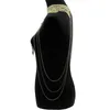 Collana girocollo con fiori in pizzo Collane lunghe da donna di moda di grandi dimensioni Gioielli eleganti e di grande effetto 240221
