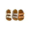 Sandaler barns kork sandaler sommarflickor och pojkar casual öppen tå strandskor J240228