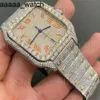 W753 Carters Diamonds Watch two Tine Luxury تخصيص VVS VVS Moissanite Hip Hop Mechanical Steam Steel Steel Down Watchapomh10rqjm03ao3 Cy