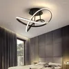 Lampadari Lampadario a LED Moderno Anello circolare nero Lampade a sospensione Luci per cucina Studio Sala da pranzo Camera da letto Soffitto