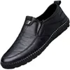 Casual Shoes Mens Leather Loafers Non Slip Walking Flats Breathable Outdoor On For Male Work Office Driving Sneakers2