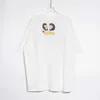 Męskie koszulki uliczne ubrania uliczne Białe wiosny lato Saint Michael T Shirt Cotton Mężczyzn Kobiety Wysokiej jakości list z drukiem koszulki styl vintage J240228
