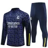 2024 2025 Real Madrid Tracksuit Set Training Suit 22/23/24/25 Bellingham Vini Jr Men and Kids Football Jacket Chandal Futbol Survetement