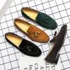Casual Shoes Summer Men Suede Tassel Leisure 2024 Italy Style Soft Moccasins High Quality Loafers Flats Driving Shoe