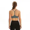 Tenue en gros Hot pop sexy women sports soutien-gorge beauté back crop top collants yoga gilet gym de gym ne coule pas de jantes avec tampon de poitrine amovible