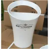 Andere Barprodukte Ice Imperial Champagner Weißgold Schriftzug Acrylkelche Gläser mit 3L-Eimer Drop Delivery Home Garden Kitc Dhwoz