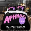 sets APHMAU Bedding Set Single Twin Full Queen King Size Kawaii Aphmau Bed Set Aldult Kid Bedroom Duvetcover Sets 3D Print 031
