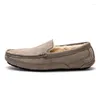 Scarpe casual Mayba 2024 Inverno Uomo Mocassini Uomo Mocassini Traspirante Slip On Pigro Caldo Guida Taglia 38-45