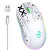 Mice Wireless Gaming Mouse TriMode 2.4GHz DualBluetoothcompatible 3600DPI Sensor HotSwappable RGB Light Game Mouse