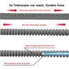 Катушки телескопический шланг высокого давления, садовый шланг для орошения, автомойка, шланг для водяного пистолета, евро 1/2, разъем, шланг для водяного пистолета, чистящие средства