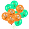 Nouveau Nouveau 10 pièces singe/Lion/girafe motif Carton animaux ballons pour Safari sauvage anniversaire décoration forêt Jungle fête fournitures