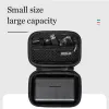 Bags for Dji Mic Microphone Accessories Storage Bag Pu Waterproof Portable Carrying Case Handbag with Antidrop Hand Rope Carabiner