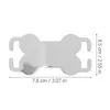 Dog Collars 6 Pcs Labels Pet Tag Bone Shaped Tags Name Stainless Steel Id Blank Collar Charms