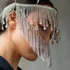 Luxury Bling Rhinestone Tassel Face Mask Chain for Face Women Män Söt kawaii Party Wedding Designer Face Mask Fashion