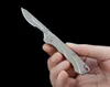 Titanlegering Folding Knife Scalpel Blade Utility Carving Cutter Outdoor Camping Vandring Travel Portable Keychain Gadgets5185741