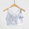 Outfits Nylon Feel Padded Workout Gym Sports Bras Top Women Athletic Brassiere Fiess Yoga Bra Tops