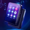 Spelare 1,8 tum MP3 MP4 Musik Player Touch Screen Bluetooth 5.0 Student Walkman Support 64 GB Card Buildin Högtalare FM Radio Alarm Clock